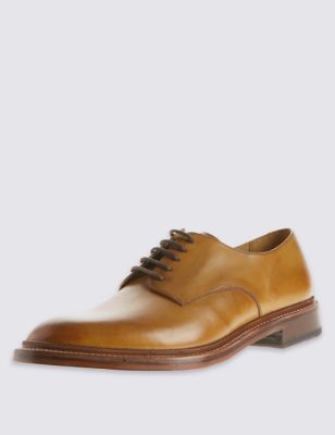 Leather Welted 5 Eyelet Lace-up Shoes